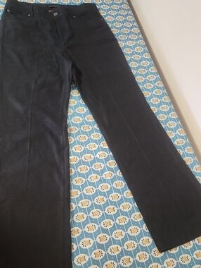 Peruvian Connection Linen Blend Straight Leg Pants 5 Pocket Trousers Size 8